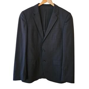 Hugo Boss Men's Slim Fit Wool Sports Coat Size 40L Huge/Genius Stretch Charcoal